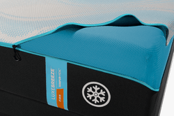 Image of Breeze mattress with unzipped cover