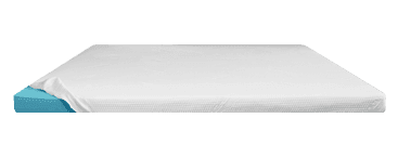 An illustration showing the removable cover on the Adapt topper